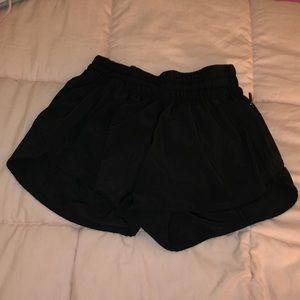 Hotty Hot Black Lululemon Shorts